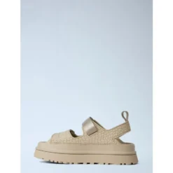 Goldenglow Embossed Sandals