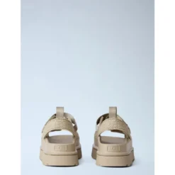 Goldenglow Embossed Sandals