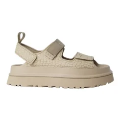 Goldenglow Embossed Sandals