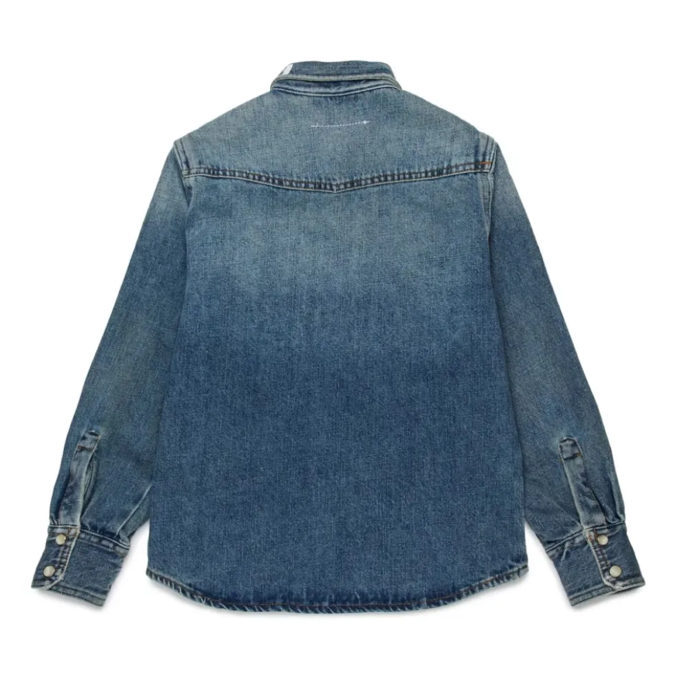 Grafisk Print Button-Down Skjorte