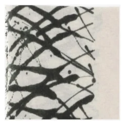 Grafisk Print Cashmere Blend Tørklæde