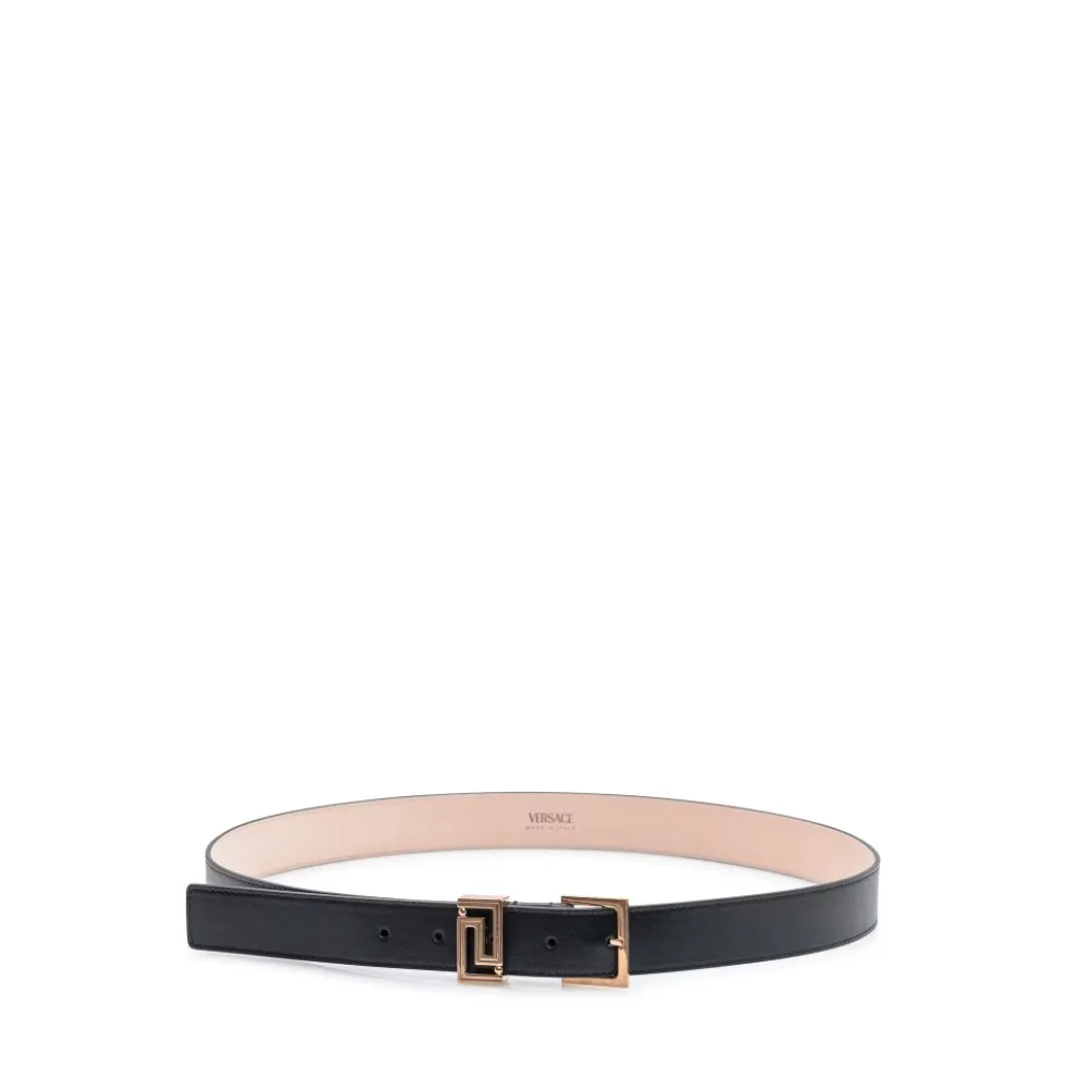 Greca Goddess læderbælte 3 cm