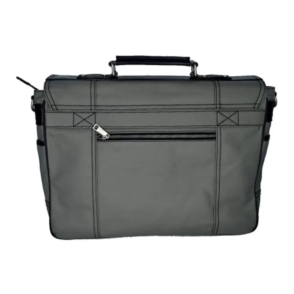 Grå Messenger Taske Briefcase