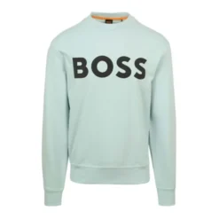 Grøn-Blå Basis Rundhals Sweatshirt