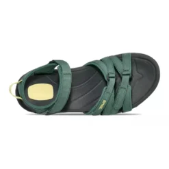 Grøn dame sandal til gåture/vandreture