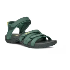 Grøn dame sandal til gåture/vandreture