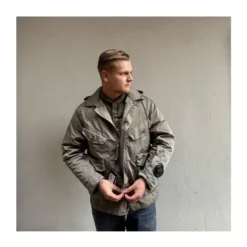 Grøn militærjakke