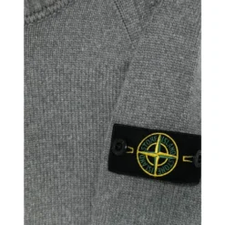 Grå Strikket Højhalset Sweater