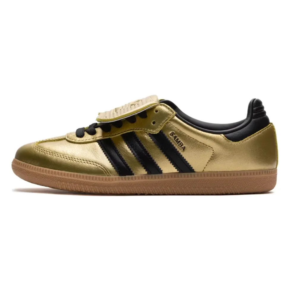 Guld Metallic Core Sort Sneakers