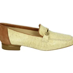 Gule Slip-Ons med Læder og Ruskind