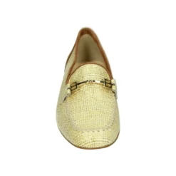 Gule Slip-Ons med Læder og Ruskind