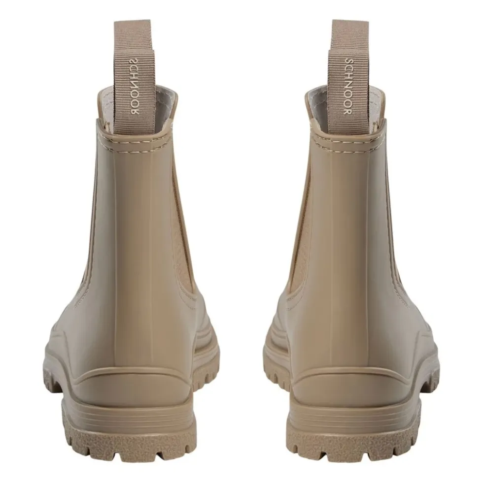 Gummistøvle Mørk Sand Stilfuld Model