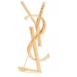 Gylden Tiger Metal Broche