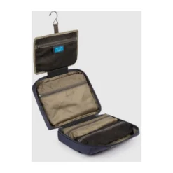Hanging toiletry bag in fabric