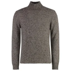 Heather Cashmere Turtleneck Sweater