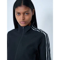 High-Neck Zip Jacket