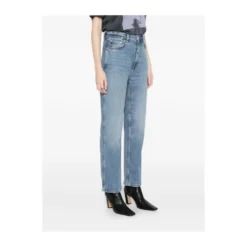 High Waist Straight Jeans