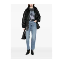 High Waist Straight Jeans