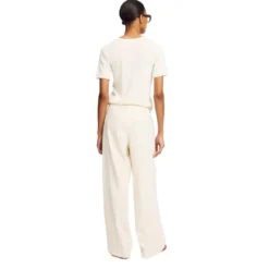 High-Waist Wide-Leg Trousers