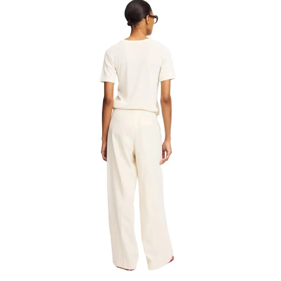 High-Waist Wide-Leg Trousers