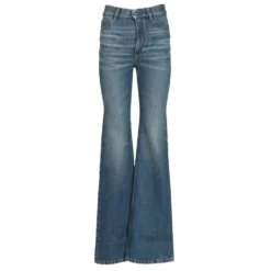Højtaljede flared jeans
