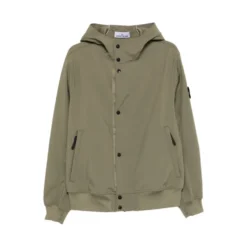 Hooded Zip Bomber Jacket