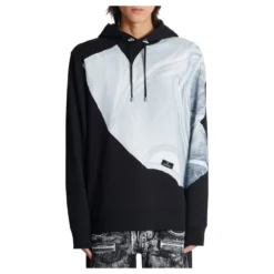 Hoodie med T-shirt print