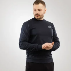Hoodie Navy Cotton