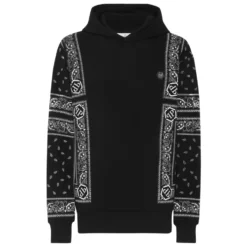 Hoodie Sweatshirt Paisley Bandana