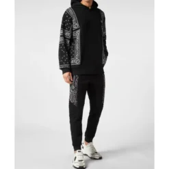 Hoodie Sweatshirt Paisley Bandana