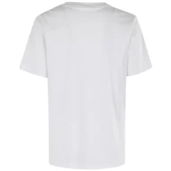 Hvid Kortærmet Rund Hals T-Shirt