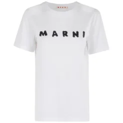 Hvid Kortærmet Rund Hals T-Shirt