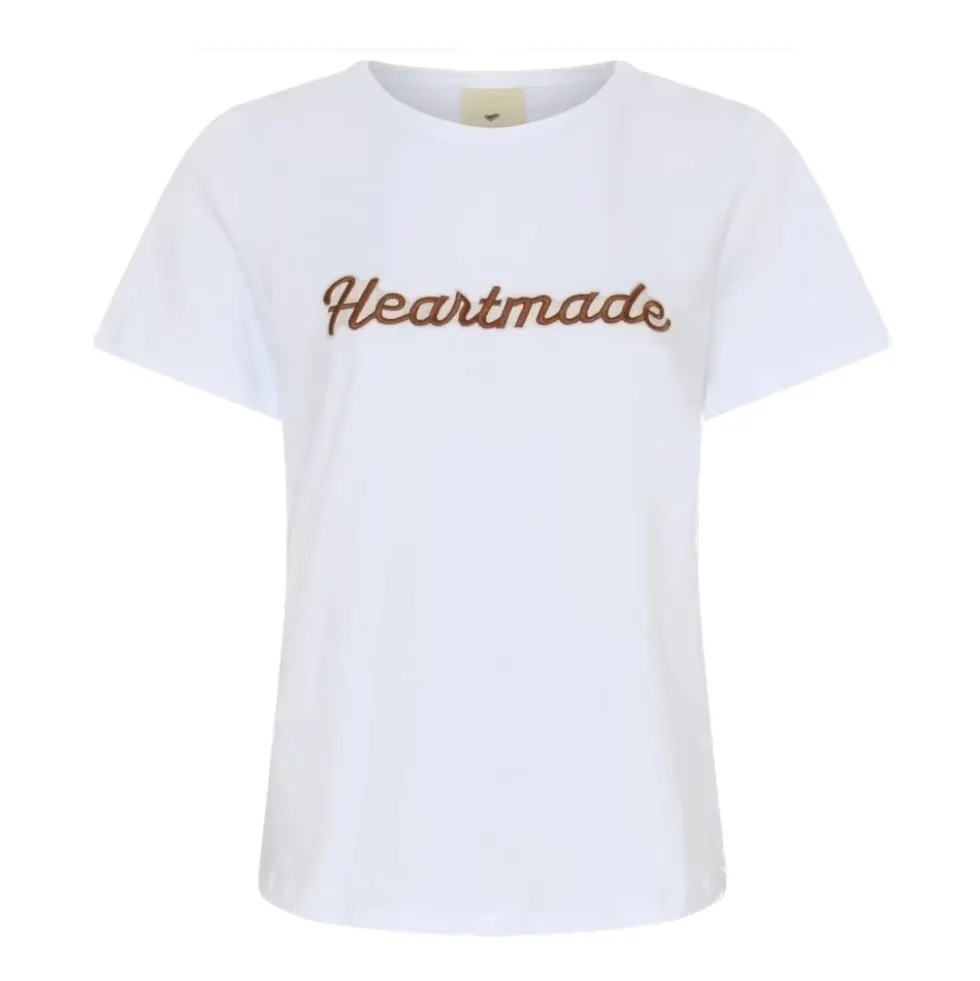 Hvid Logo T-Shirt Top