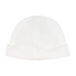 Hvid Pyjamas Sæt med Sutter og Hat