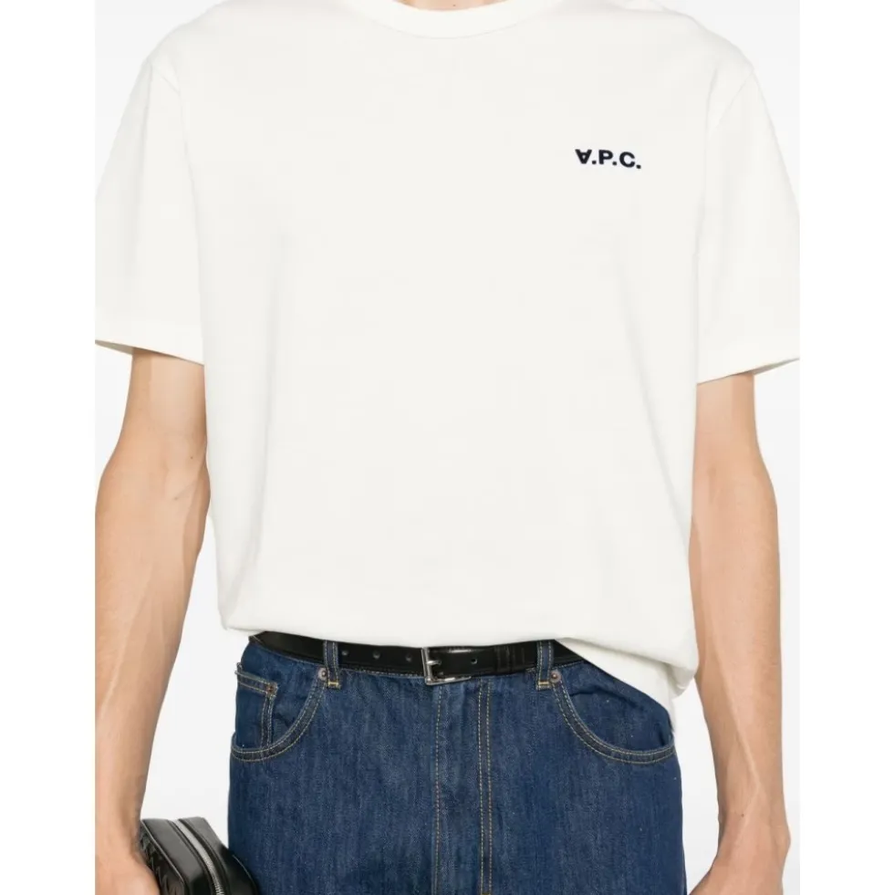 Hvid T-shirt til mænd AW25