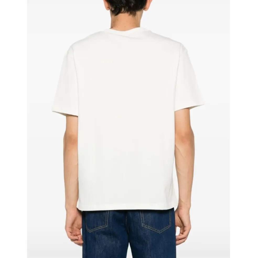 Hvid T-shirt til mænd AW25