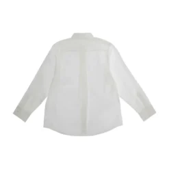 Hvid Unisex Skjorte Stilfuld Model