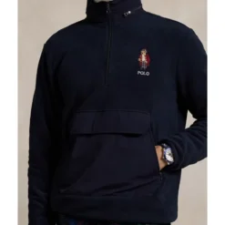 Hybrid Fleece Hættetrøje med Polo Bear
