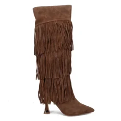 I250607 Fringed Heel Boot