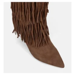 I250607 Fringed Heel Boot