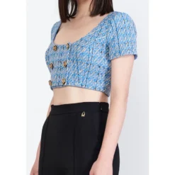 Intrikat Tweed Top