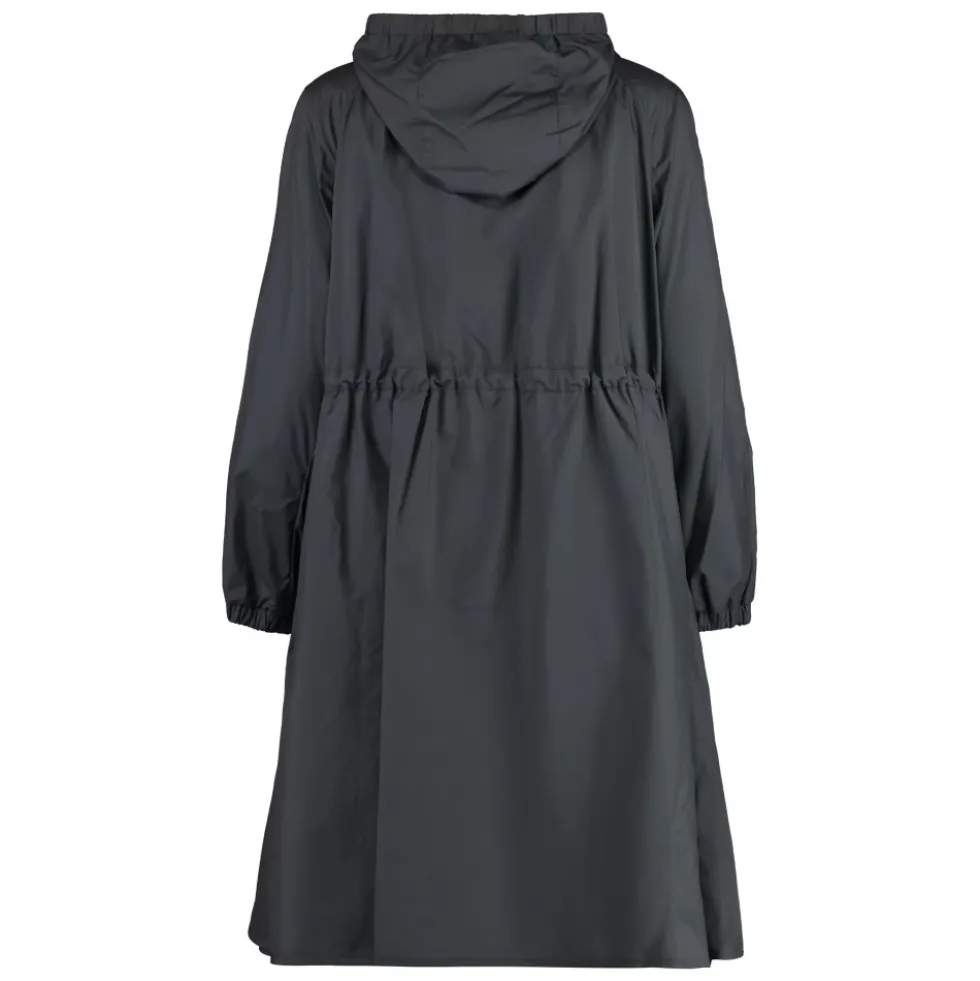 Ioudith Hooded Techno Fabric Regnfrakke