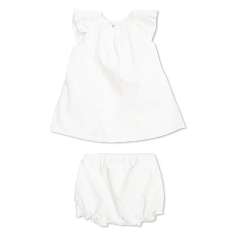 Jacquard Bomulds-Poplin Kjolesæt