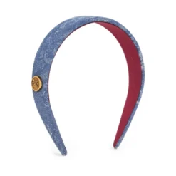 Jacquard Denim Hårbånd
