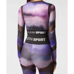 Jacquard Langærmet Cropped Top