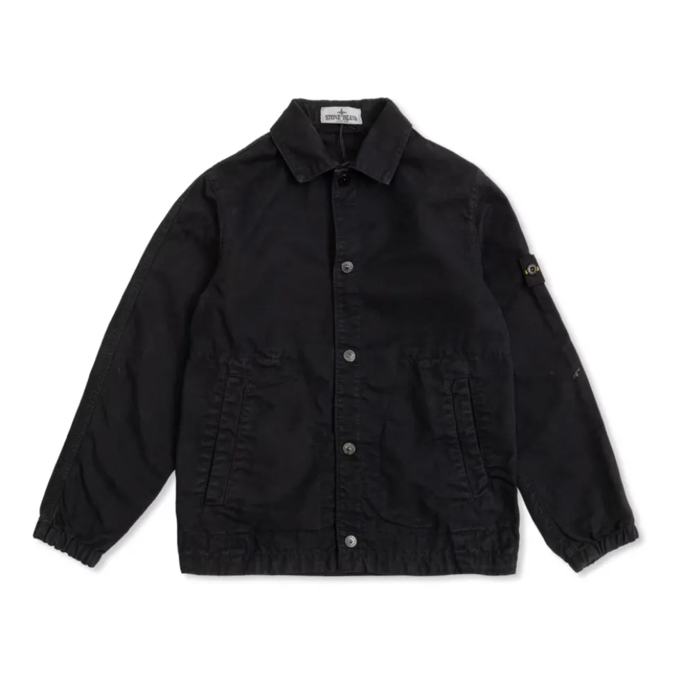 Jakke med logo patch