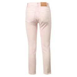 Jeans med brandet bånd