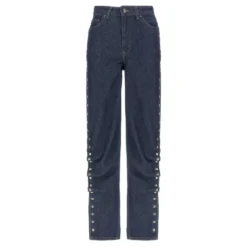Jeans med knapper i denim