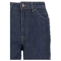 Jeans med knapper i denim