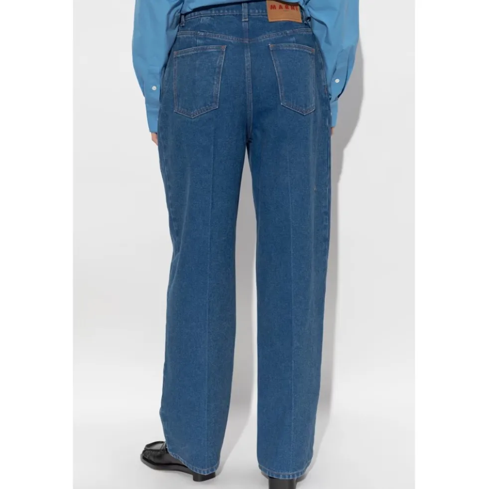 Jeans med logo